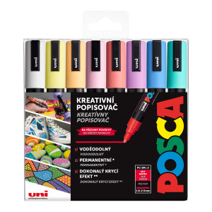 Product detail of Posca Sada akrylových popisovačů 1,8-2,5 mm - pastelové barvy 8 ks