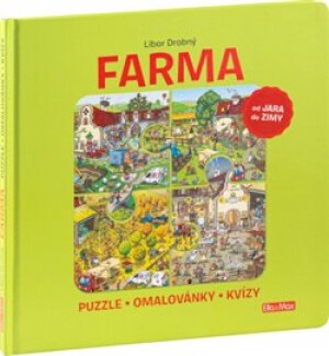 Product detail of Farma – Puzzle, omalovánky, kvízy - Libor Drobný, Ema Potužníková