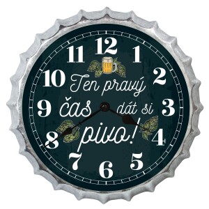 Product detail of Bohemia Gifts Hodiny - Čas dát si pivo, 35 cm