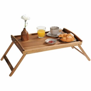 Product detail of Kesper 28020 Servírovací tác se skládacími nohami akácie, 55 x 35 cm