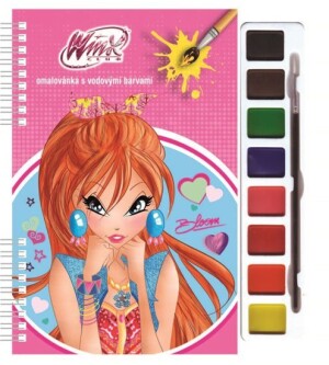 Product detail of Winx Club Bloom - Omalovánky s vodovými barvami (růžová)