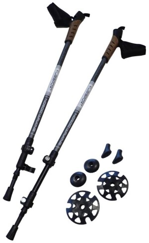 Product detail of Kubisport Trekingové hole s rychloupínáním 1 pár - modré