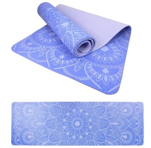 Product detail of Lifefit Podložka Yoga MAT Mandala Duo 183x58x0,6cm modrá