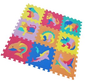 Product detail of Pěnové puzzle Zvířátka 9 ks - Alltoys