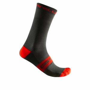 Product detail of Castelli ponožky klasické SUPERLEGGERA T 12 zelená/červená