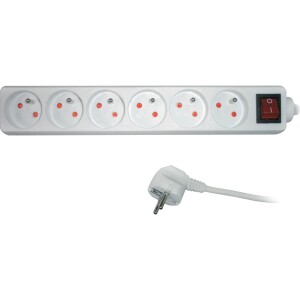 Product detail of Retlux RPC 3 Prodlužovací kabel s vypínačem, 6 zásuvek, 3 m