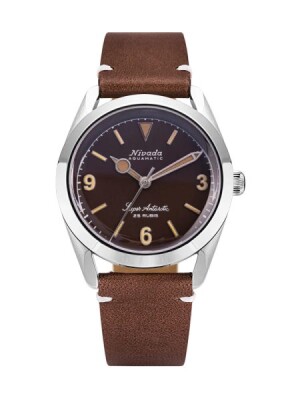 Product detail of Nivada Grenchen Super Antarctic 3.6.9 Tropical - Brown Leather White Stitching