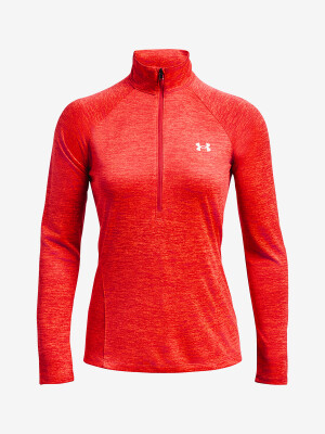 Product detail of Under Armour Tech 1/2 Zip Twist-RED 1320128-638