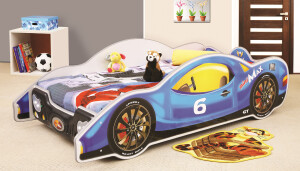 Product detail of Artplast Dětská postel AUTO MINI MAX | modré 80 x 160 cm