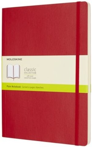 Product detail of Moleskine Zápisník měkké desky červený čistý B5 96 listů