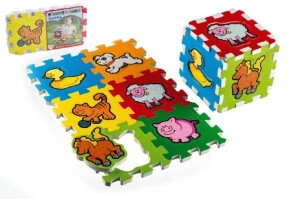 Product detail of Moje první zvířátka - Pěnové puzzle 6 ks