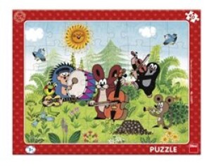 Product detail of Puzzle Krtek a kapela 40 dílků deskové