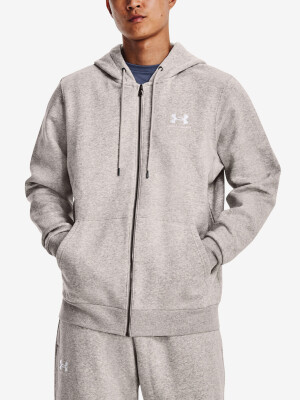 Product detail of Pánská mikina Under Armour  Essential Fleece FZ Hood-GRY L