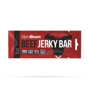 Product detail of GymBeam Beef Jerky Bar 25 x 25 g