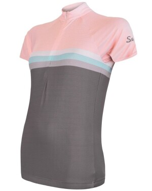 Product detail of Dámský cyklistický dres Sensor  Cyklo Summer Stripe Grey/Pink M