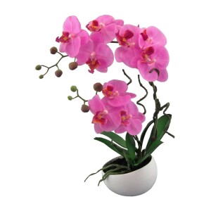 Product detail of Umělá Orchidej v květináči růžová, 42 cm 115812-80