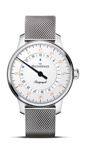 Product detail of MeisterSinger Perigraph 38mm BM1101G - Pletený ocelový náramek