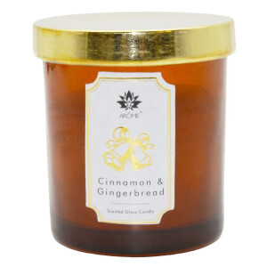 Product detail of Arome Svíčka v barevném skle s víčkem, Cinnamon & Gingerbread, 125 g