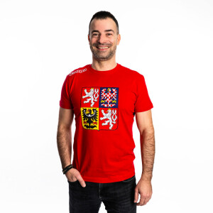 Product detail of Tričko Kappa  Logo Kafers Statní Znak Red  L
