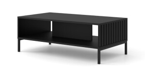 Product detail of ARTBm Konferenční stolek WAVE Provedení: Černý mat / černé nohy