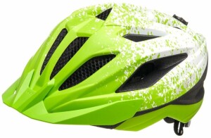 Product detail of Ked Street Junior Pro lime green white matt juniorská cyklistická přilba