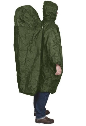 Product detail of TravelSafe pláštěnka s kapsou na batoh Poncho olivová L/XL