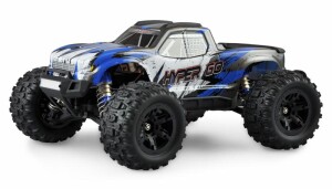 Product detail of AMEWI Hyper Go Monster Truck s GPS 4WD 1:16 RTR. brushed, LED, modrý + sleva 400,- na příslušenství