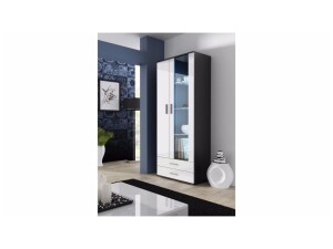 Product detail of Artcam Stojící vitrína SOHO S6 Barva: černá/bílý lesk