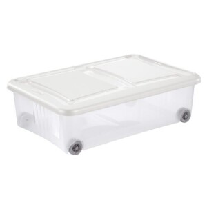 Product detail of Tontarelli Úložný box s víkem Stockbox 28 l, transparentní/bílá