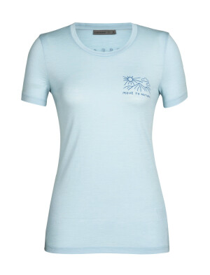 Product detail of Dámské tričko Icebreaker  Tech Lite II SS Tee Mountain Lake Haze M