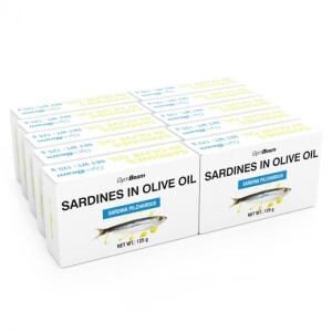 Product detail of GymBeam Sardinky v olivovém oleji 10 x 125 g