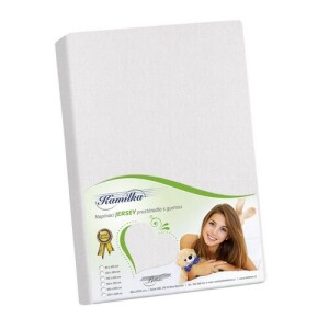 Product detail of Bellatex Prostěradlo jersey na vysokou matraci Kamilka bílá, 180 x 200 cm