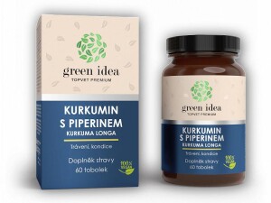 Product detail of Green Idea Kurkumin s piperinem 60 tobolek