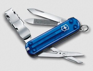 Product detail of Nůž Victorinox Nail Clip 580 Blue Transparent