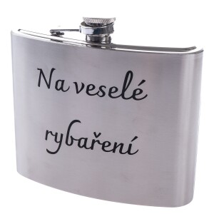 Product detail of Kovová placatka "Na veselé rybaření", 1 l