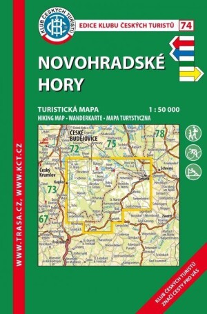 Product detail of KČT 74 Novohradské hory 1:50 000 / Turistická mapa