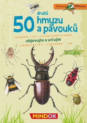 Product detail of Expedice příroda: 50 druhů hmyzu a pavouků - Mindok