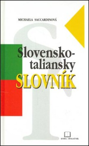 Product detail of Slovensko-taliansky slovník - Michaela Saccardinová