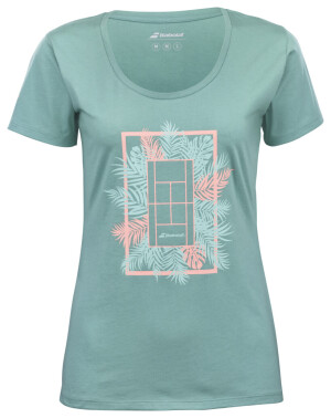 Product detail of Dámské tričko Babolat  Exercise Message Tee Women Trellis L