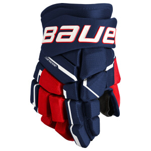 Product detail of Hokejové rukavice Bauer Supreme M5PRO Navy/Red/White Junior 10 palců