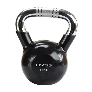 Product detail of HMS Kettlebell s chromovaným úchopem KTC 16 kg černý