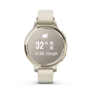 Product detail of Garmin Lily® 2 Active Lunar Gold / Bone Silicone Band 010-02891-00