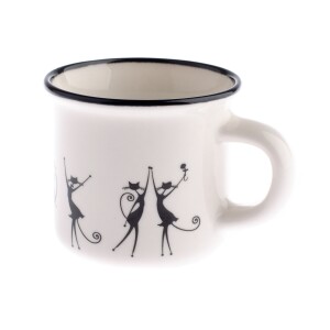 Product detail of Porcelánový hrnek Tančící kočky 75 ml