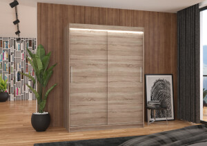 Product detail of ArtAdrk Šatní skříň DENVER DV05 | trufla 150 cm