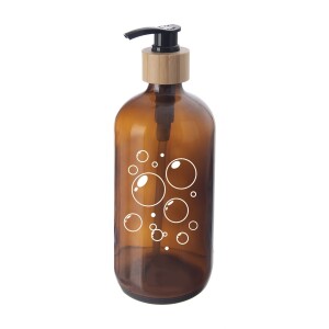 Product detail of Orion Skleněný dávkovač mýdla, hnědá, 0,5 l