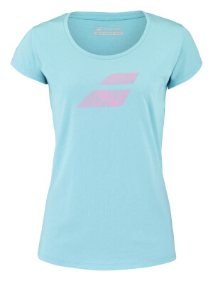 Product detail of Dámské tričko Babolat  Exercise Flag Tee Women Angel Blue L
