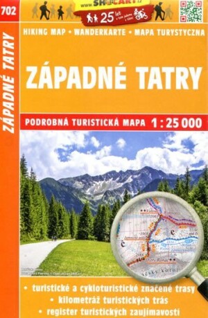 Product detail of SC 702 Západné Tatry 1:25 000