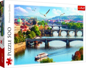 Product detail of Trefl Puzzle Pražské mosty, Česká republika / 500 dílků - Trefl