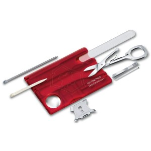 Product detail of Victorinox SwissCard NailCare Red