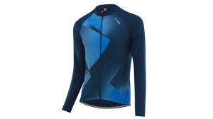 Product detail of Löffler L/S FZ GEO MID 2022 modrý pánský cyklistický dres